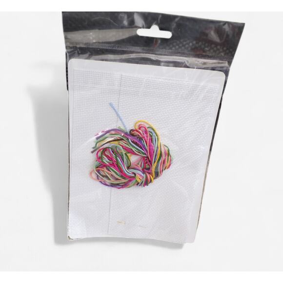 Crafter's Square Cross Stitch Kit "Butterflies" 5" x 7" Sealed - Picture 2 of 2